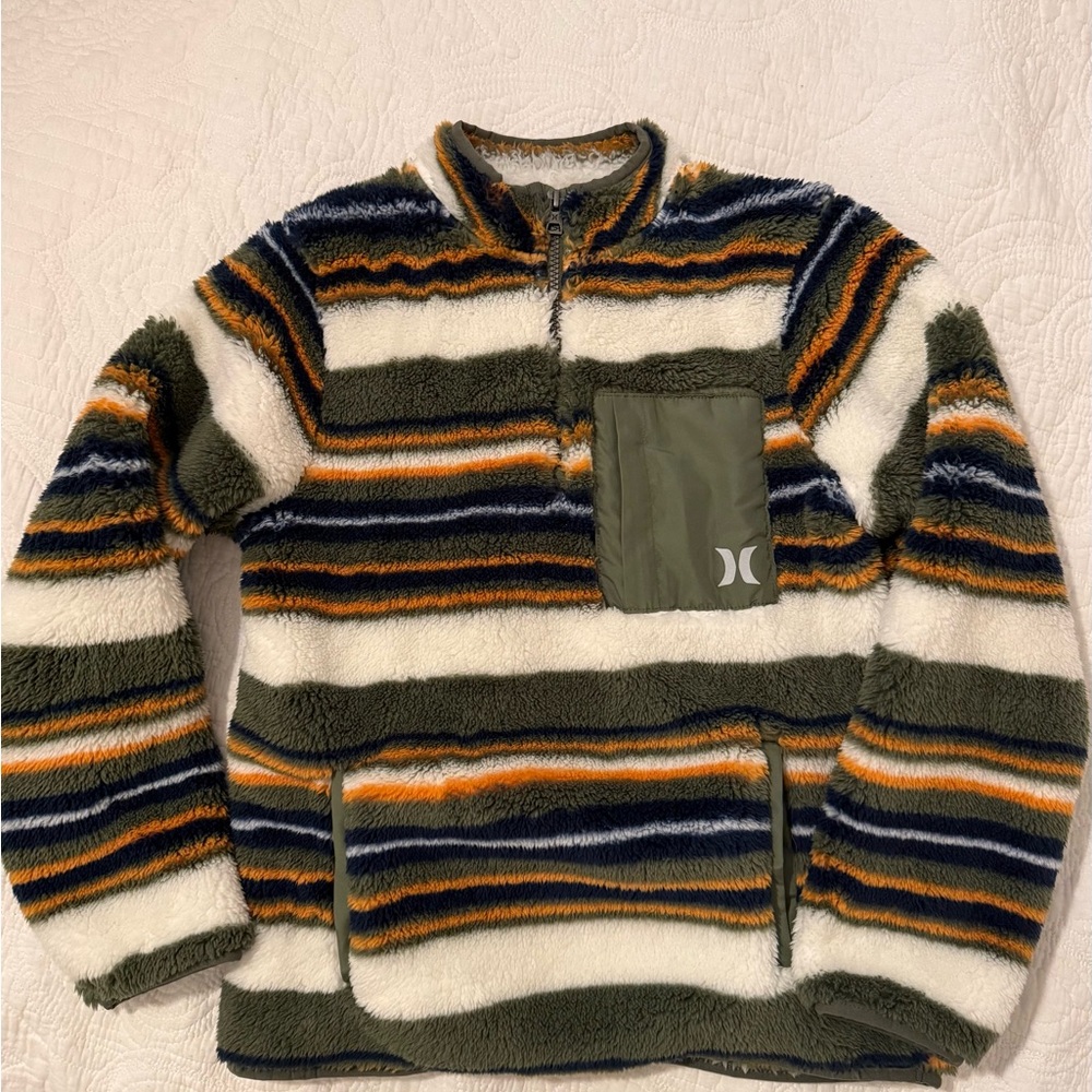 Hurley Boys Sherpa Quarter Zip Pullover